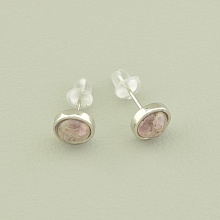 картинка Серьги Турмалин 7х7 (Серебро(925)) от магазина Wolves