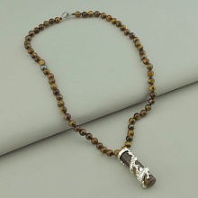 картинка Бусы 'SUNSTONES' Тигровый глаз 44 см от магазина Wolves