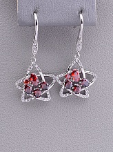 картинка Серьги 'XUPING' Фианит (родий) от магазина Wolves