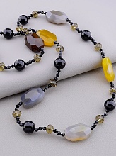 картинка Бусы Агат Чешский хрусталь 70 см от магазина Wolves