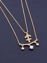 картинка Подвеска Фианит 'XUPING' (позолота 18к) от магазина Wolves