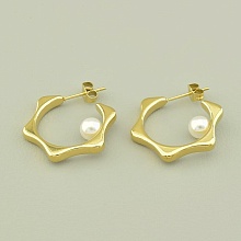 картинка Серьги 'XUPING' Майорка (позолота 18к (лимонная)) от магазина Wolves