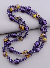 картинка Бусы Муранское стекло Чешский хрусталь 80 см от магазина Wolves