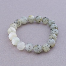 картинка Браслет 'SUNSTONES' Лунный камень Волосатик 18 см от магазина Wolves