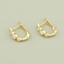 картинка Серьги 'XUPING' Фианит (позолота 18к) от магазина Wolves