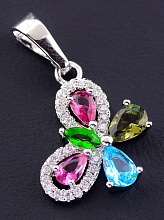 картинка Кулон 'XUPING' Фианит (родий) от магазина Wolves