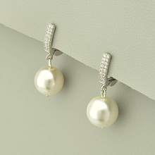 картинка Серьги 'SUNSTONES' Майорка  (родий) от магазина Wolves