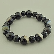 картинка Браслет 'SUNSTONES' Агат Чешский хрусталь 20 см от магазина Wolves