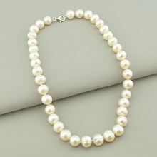 картинка Бусы 'SUNSTONES' Жемчуг Серебро(925) 45 см от магазина Wolves