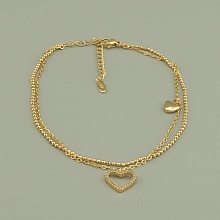 картинка Браслет 'XUPING' Фианит 23 см (позолота 18к) от магазина Wolves