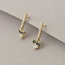 картинка Серьги 'XUPING' Фианит (позолота 18к) от магазина Wolves