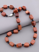 картинка Бусы 'SUNSTONES' Золотой Песок Чешский хрусталь 54 см от магазина Wolves