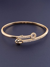 картинка Браслет 'XUPING' Фианит 17 см (позолота 18к) от магазина Wolves