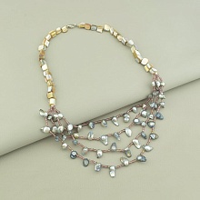 картинка Бусы Перламутр Жемчуг Бисер 45 см от магазина Wolves