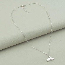 картинка Подвеска 'Saiya' Фианит 41 см (родий) от магазина Wolves