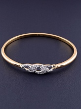 картинка Браслет 'XUPING' Фианит 18 см (позолота-родий) от магазина Wolves