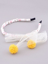 картинка Ободок для волос разноцветный с желтыми вставками от магазина Wolves