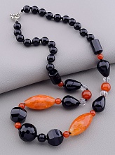 картинка Бусы Агат Сердолик 52 см от магазина Wolves