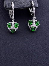 картинка Серьги 'XUPING' Фианит (родий) от магазина Wolves