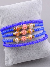 картинка Браслет Чешский хрусталь Полимерная глина 100 см от магазина Wolves