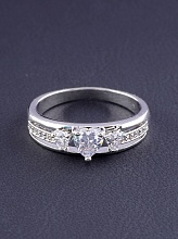 картинка Кольцо 'Big Dipper' Фианит (родий) от магазина Wolves