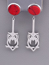 картинка Серьги 'Stainless Steel' Коралл от магазина Wolves