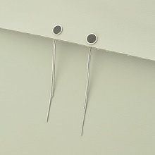 картинка Серьги 'XUPING' Эмаль (родий) от магазина Wolves