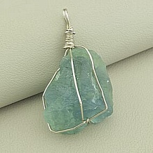 картинка Кулон Флюорит 55х30мм от магазина Wolves