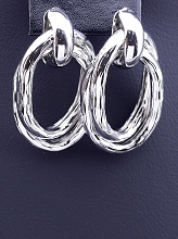 картинка Серьги 'FJ' 40х22мм от магазина Wolves