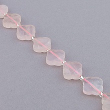 картинка Нитка Розовый кварц 39 см (Без замка) от магазина Wolves