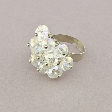 картинка Кольцо Чешский хрусталь от магазина Wolves