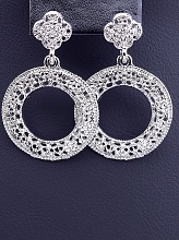 картинка Серьги 'FJ' 40х27мм от магазина Wolves