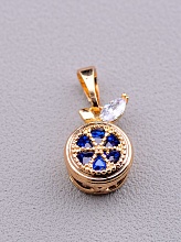 картинка Кулон 'XUPING' Фианит  (позолота 18к) от магазина Wolves