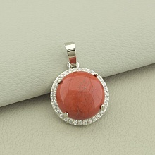 картинка Кулон Яшма 21x18мм от магазина Wolves