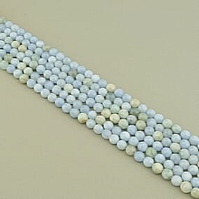 картинка Нитка Аквамарин 39 см 7 5 мм (Без замка) от магазина Wolves