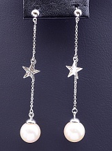 картинка Серьги 'XUPING' (родий) от магазина Wolves