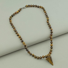 картинка Бусы 'SUNSTONES' Тигровый глаз 45 см от магазина Wolves