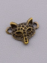 картинка Коннектор Металл 20x15x4мм от магазина Wolves