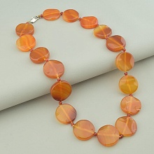 картинка Бусы Сердолик 52 см от магазина Wolves