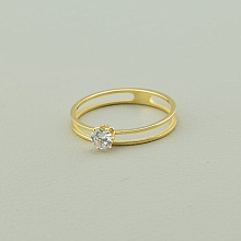 картинка Кольцо 'XUPING' Фианит (позолота 18к (лимонная)) от магазина Wolves