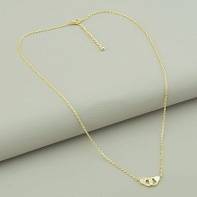 картинка Подвеска 'Saiya' Фианит 41 см (позолота 18к (лимонная)) от магазина Wolves