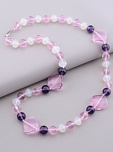 картинка Бусы Чешский хрусталь Аметист 56 см от магазина Wolves