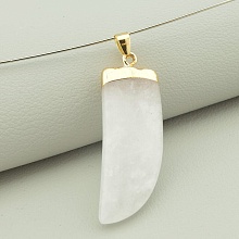 картинка Кулон Горный хрусталь 40x14мм от магазина Wolves