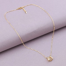 картинка Подвеска 'XUPING' Фианит 41 см (позолота 18к) от магазина Wolves