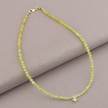 картинка Подвеска 'SUNSTONES' Гранат Фианит 38 см от магазина Wolves