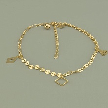 картинка Браслет на ногу 'XUPING' 24 см (позолота 18к) от магазина Wolves