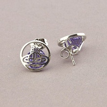 картинка Серьги 'XUPING' Фианит (родий) от магазина Wolves