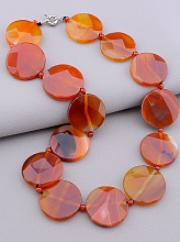 картинка Бусы Сердолик 44 см от магазина Wolves