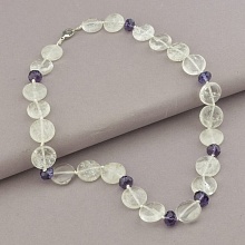 картинка Бусы 'SUNSTONES' Горный хрусталь Чешский хрусталь 52 см от магазина Wolves