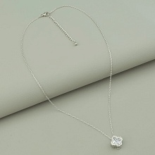 картинка Подвеска 'Saiya' Фианит 40 см (родий) от магазина Wolves